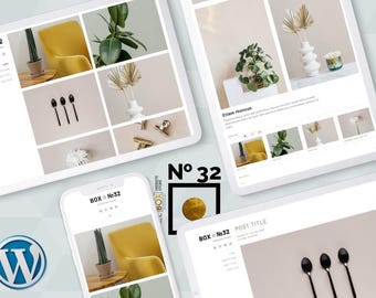 Box ⊡ No32  ⊳ WordPress Theme | Focused Design with a Sticky Sidebar