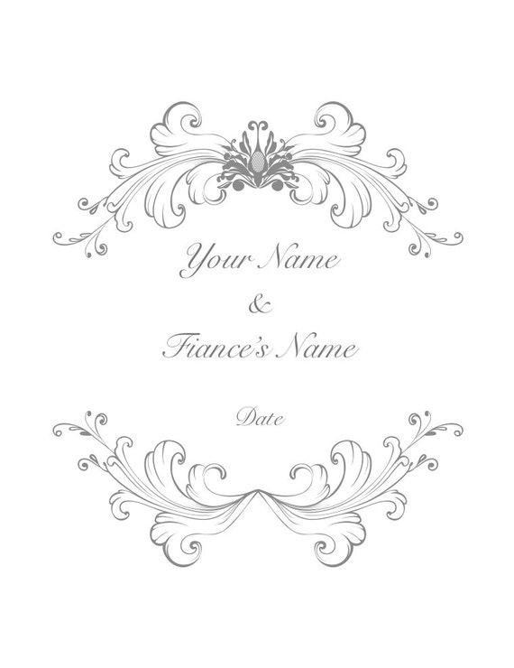 wedding planner custom cover page etsy