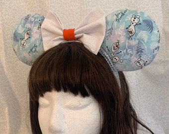 Olaf Frozen Inspirado Orejas de Disney / Frozen / Minnie Orejas / Mickey Orejas