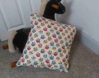 Child's pirate ship cushion