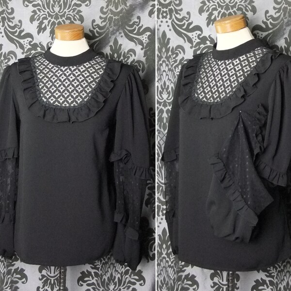 Goth Blouse - Etsy