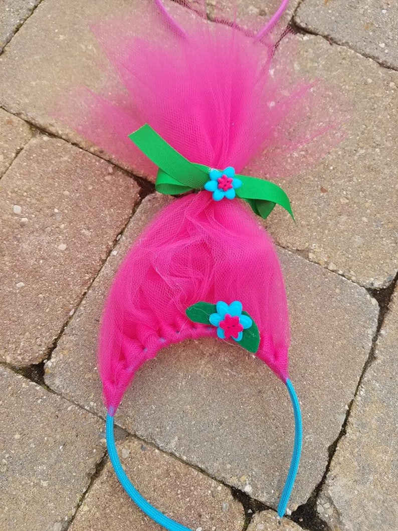 Qty 10 Princess Poppy Party Pack. Troll Hair Headband. Trolls. | Etsy