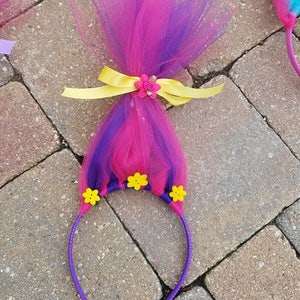 Qty 10 Princess Poppy Party Pack. Troll Hair Headband. Trolls. - Etsy