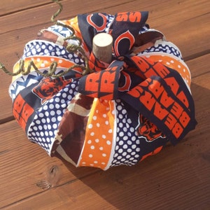Zucca / Chicago Bears / sport arredamento / super fan / da bears / NFL / calcio arredamento / bears partito / tavolo centrotavola / bears