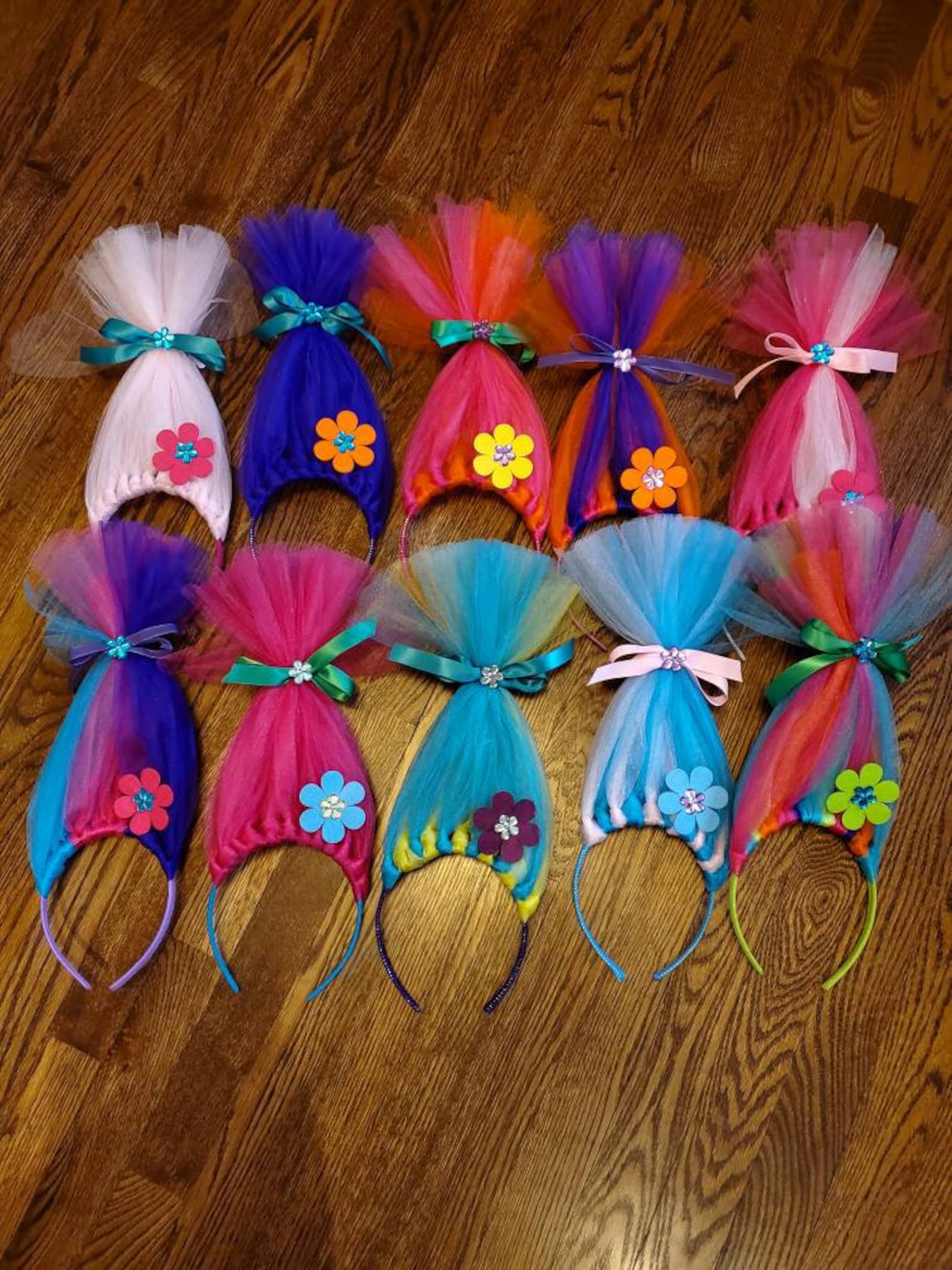 Troll Hair Headband. Trolls. Party Favors. Troll Party. Trolls Etsy