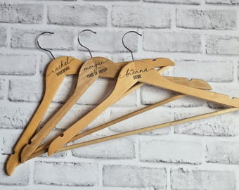 Bridal Hanger, Bride Dress Hanger, Dress Hanger, Clothes Hanger, Bridesmaid Gift, Custom Hanger, Bridal Party Gift