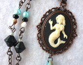 Collier Le Chant de la Sirène - Elfique Féerique Médiéval Mermaid