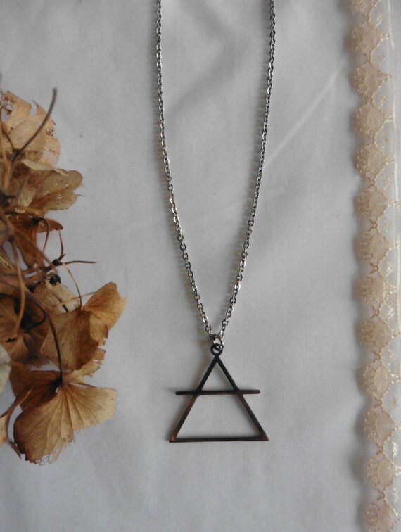 witch symbol necklace