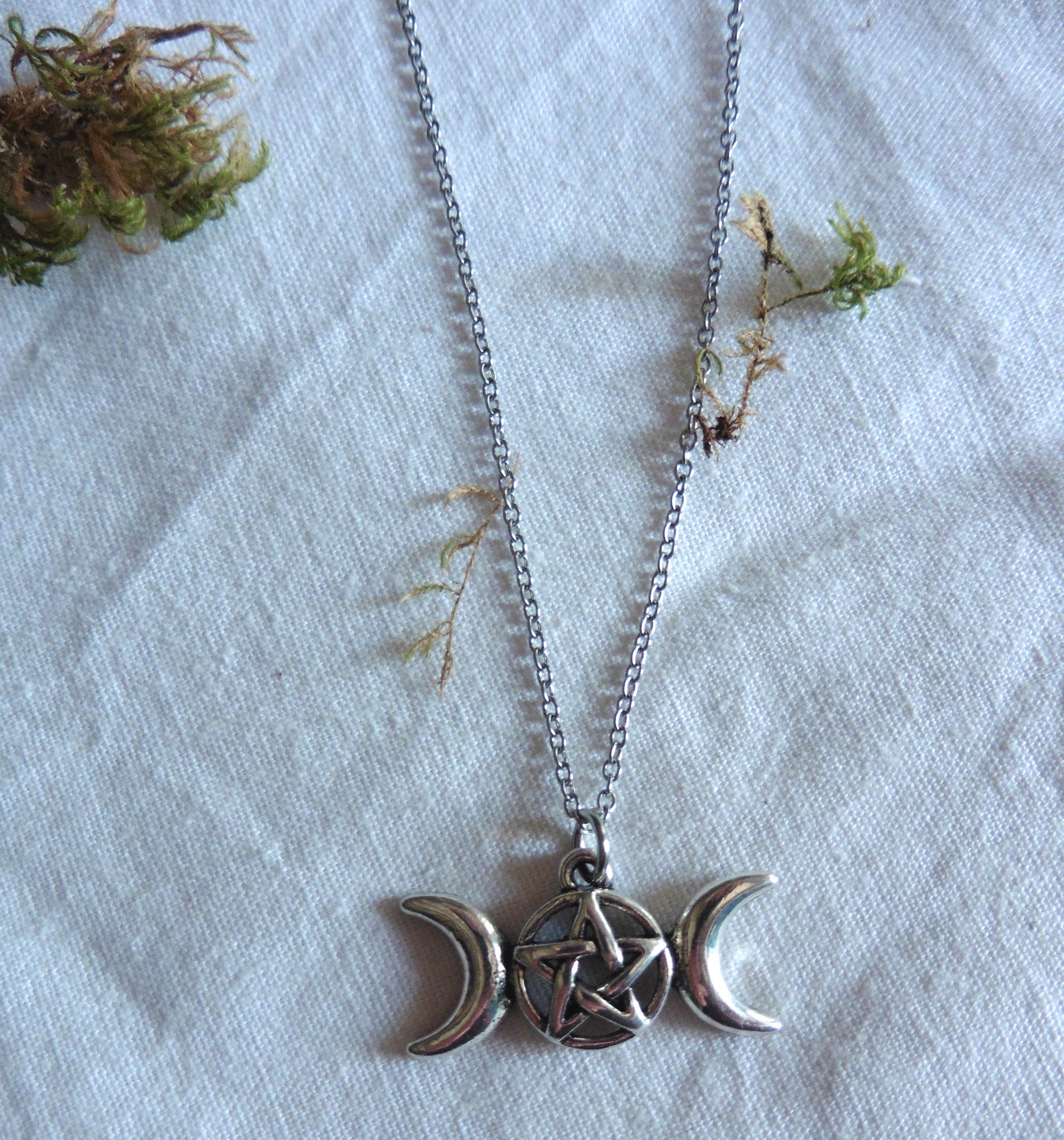 HTN - Collana A Sospensione Grande Runica Nordica Vichinga Pentagramma Gioielli Wiccan Norreno Pagano 8131778260357