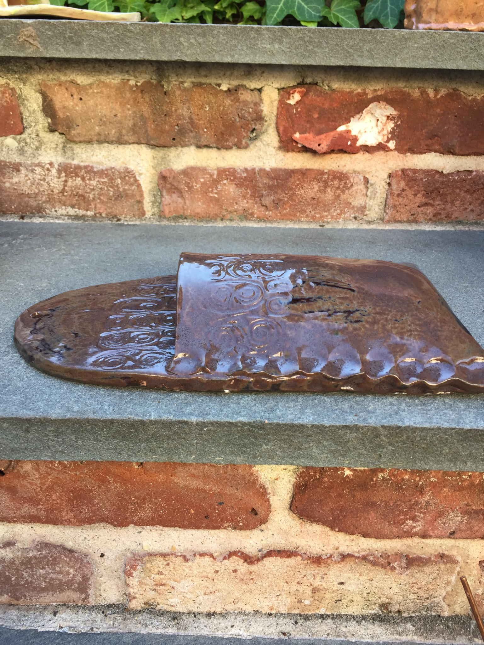 Ceramic wall pocket etsy