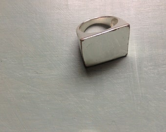 Vintage square sterling ring size 8.5