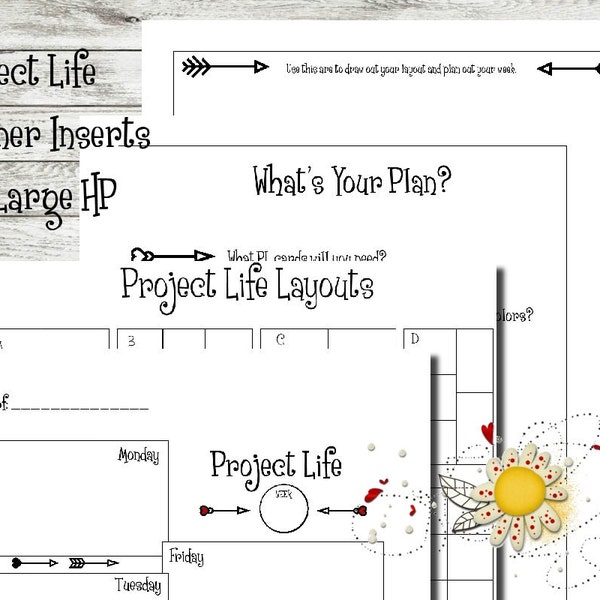 Project Life Planning, Happy Planner, Planner Printable, MAMBI, Classic Weekly Printable