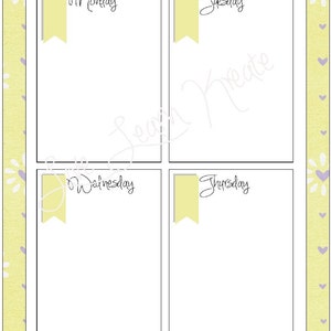 Happy Planner, Planner Printable, MAMBI, Classic Weekly Printable, Quad ...