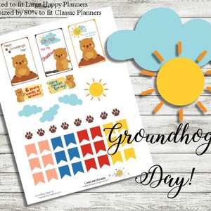Groundhog&#39;s Day - Planner Printables