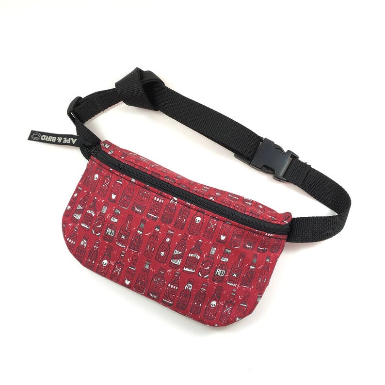 Hot sauce Fanny Pack Handmade festival bum bag hip bag purse gym bag Belt bag Utility belt Vegan Cute fanny pack fanny pack Hip Belt bag