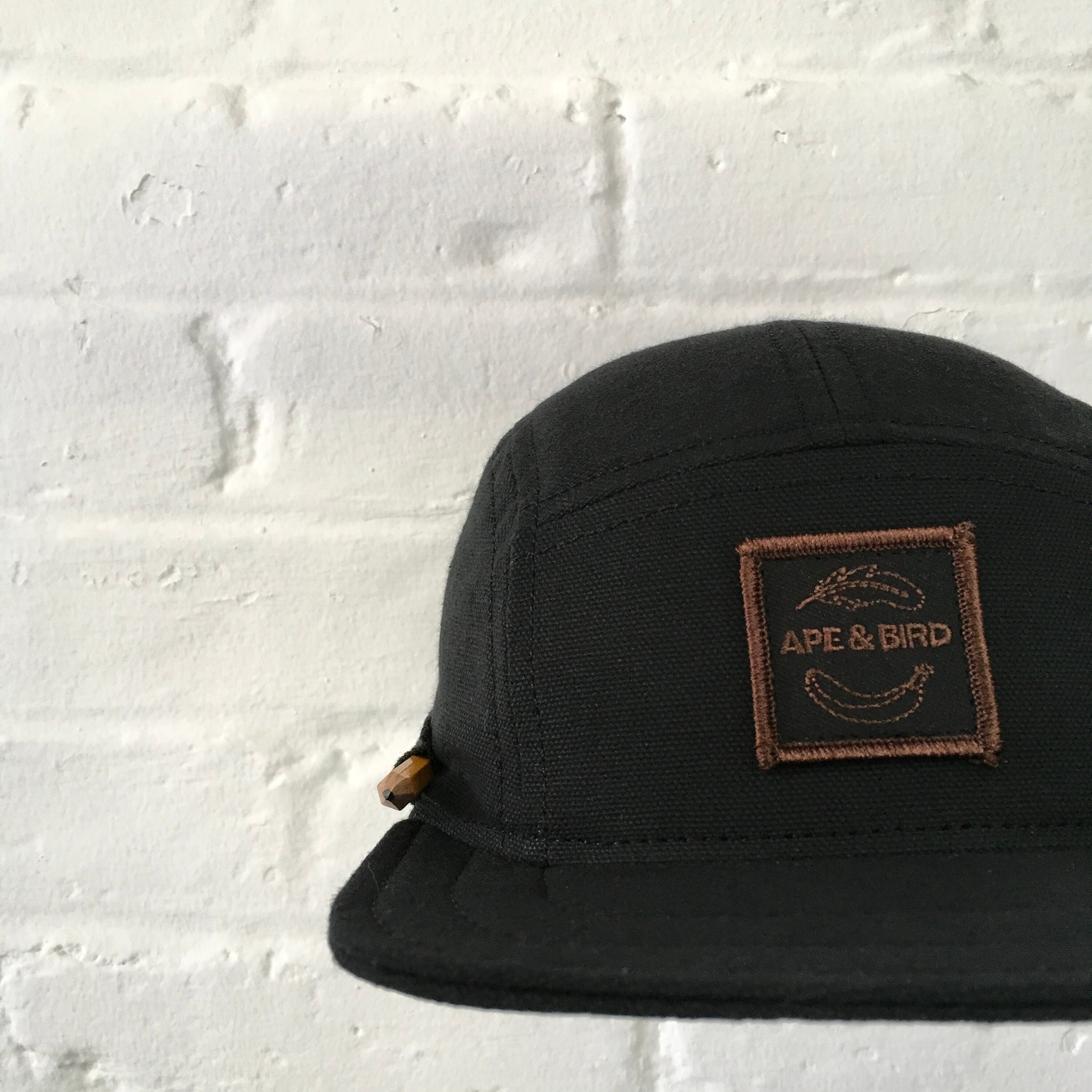 Black Baseball Cap Pencil Hat Handmade 