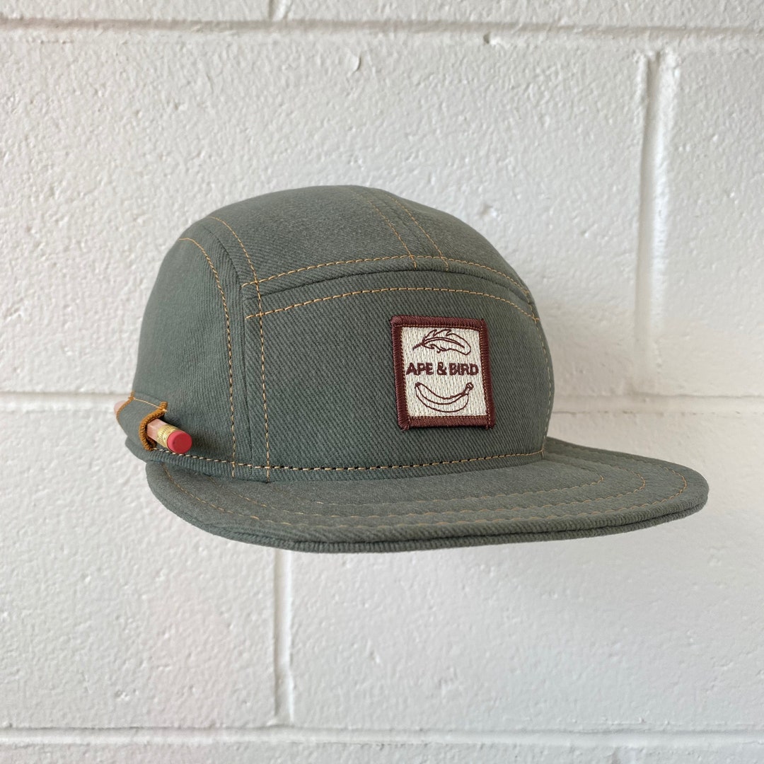 Handmade 5-panel Baseball Cap With Pencil Holder - Etsy