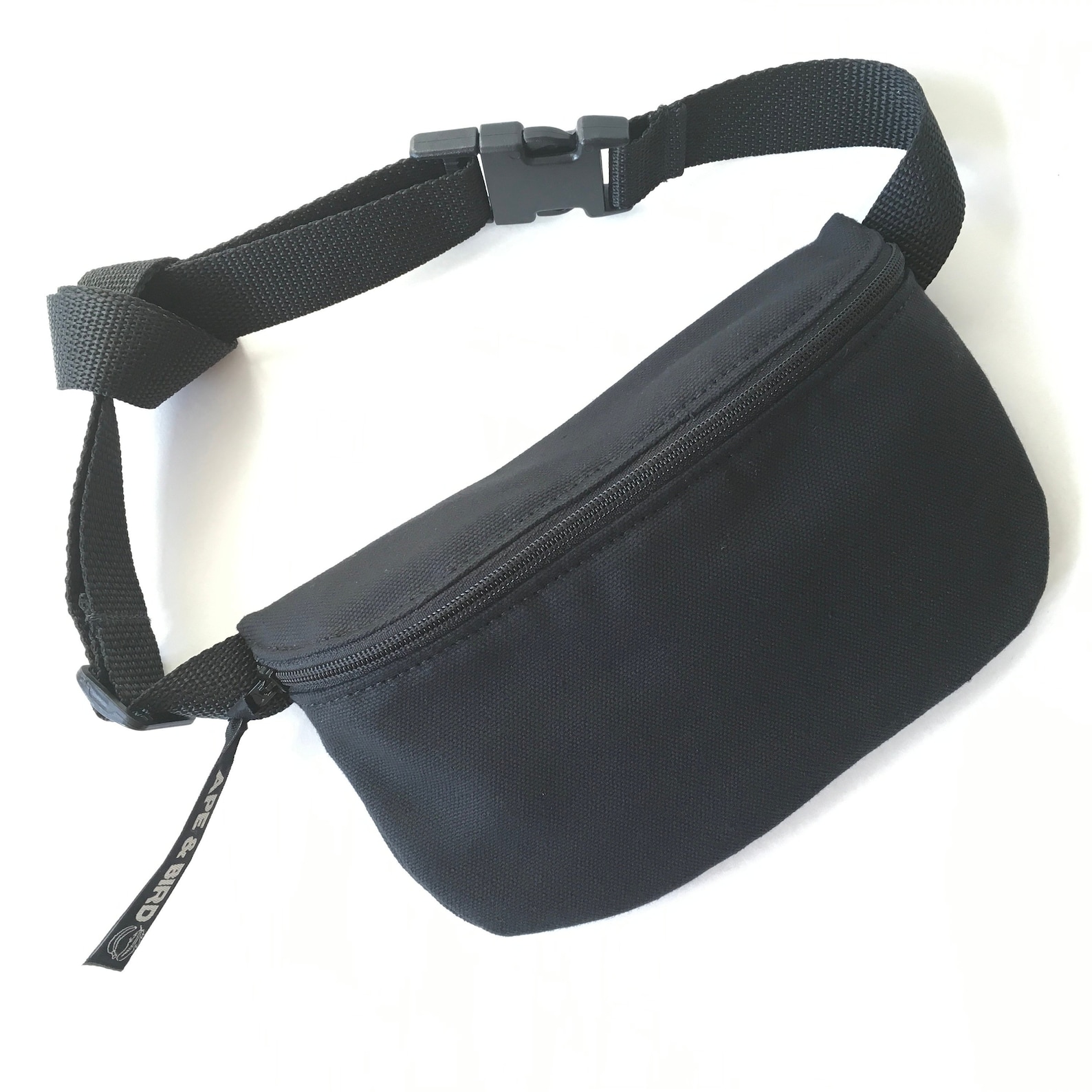 Black Fanny Pack Black Belly Bag Bum Bag Belly Bag Vegan Etsy