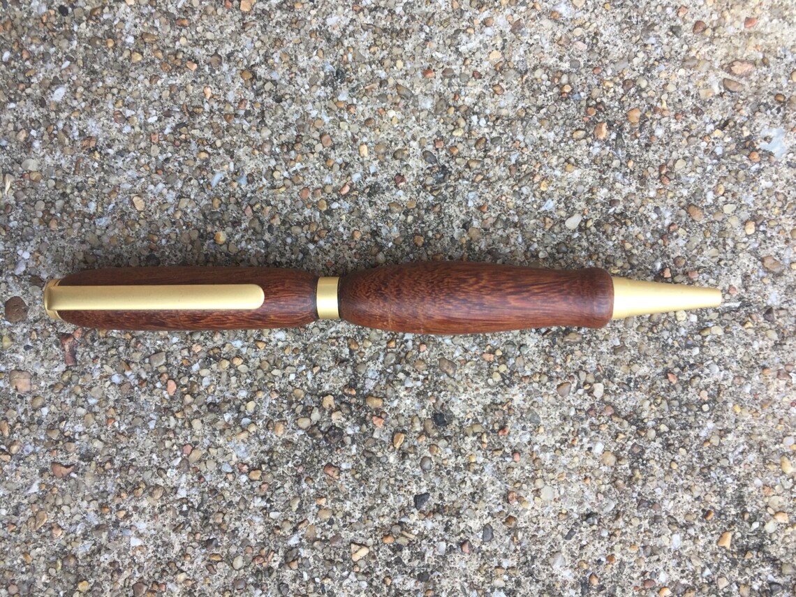 Hand Carved Wooden Pen Etsy