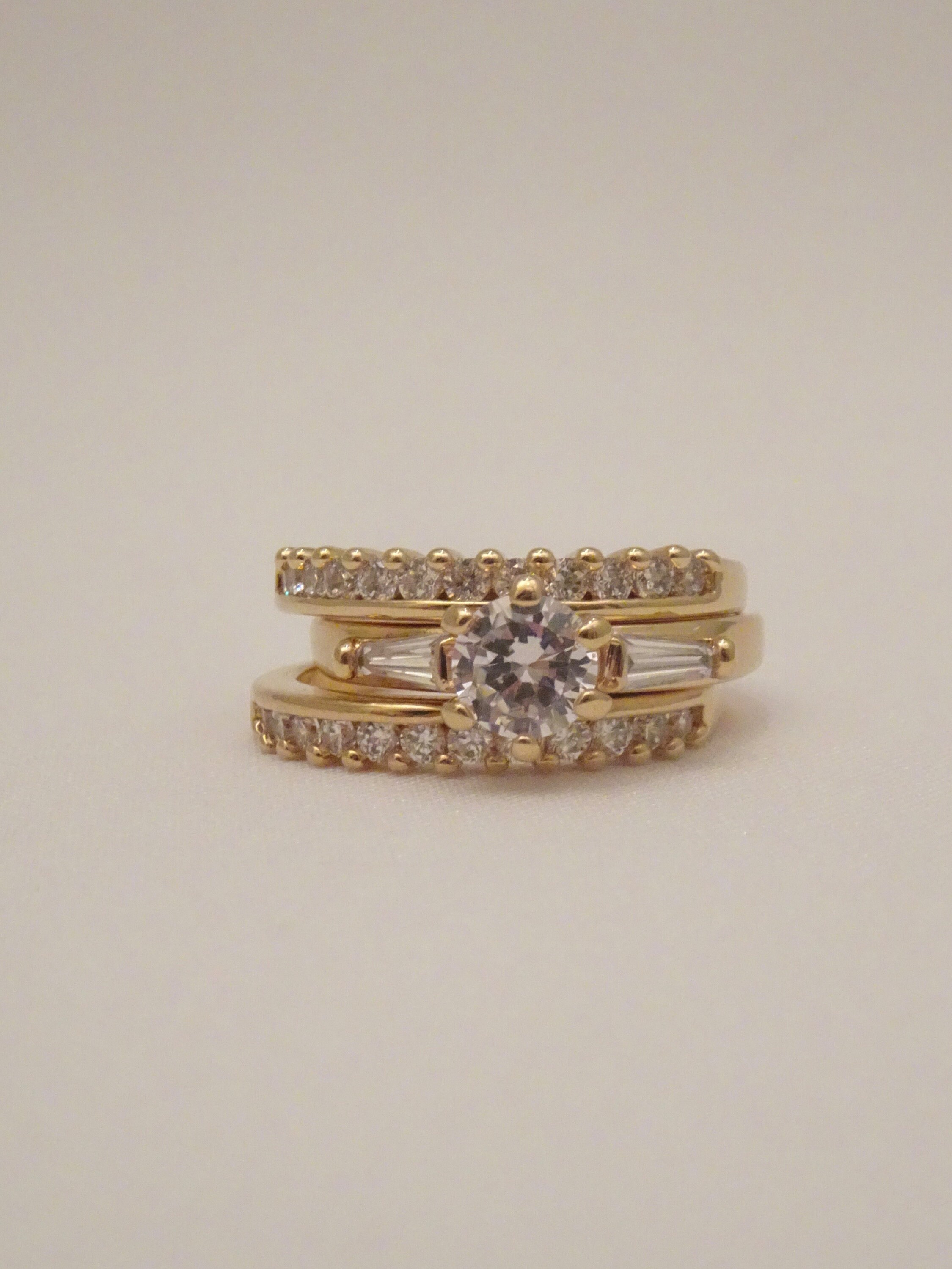 24k gold plated ring