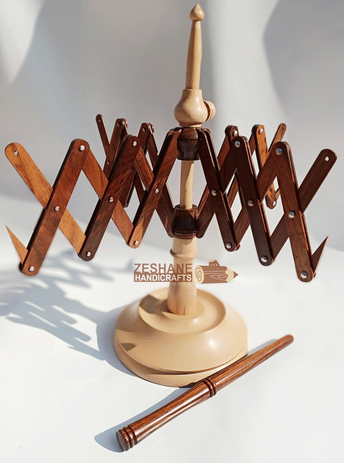 Hand Crafted Table Top Yarn Swift For Knitting And Crocheting Etsy