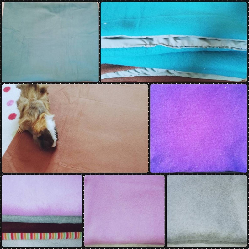 Guinea Pig Cage liners with soft anti pill Fleece. With a Etsy
