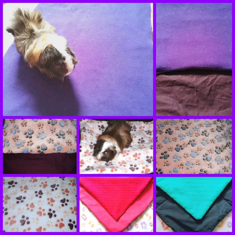 Guinea Pig fleece Cage liners. Made with soft antipill Fleece. Etsy