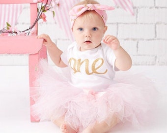 Pink And Gold First Birthday Outfit Girl One Year Old Girl Birthday Outfit Baby Girls First Birthday Outfit With Knotted Headband Pink And Gold First Birthday Outfit Girl One Year Old Girl Birthday Outfit Baby Girls First Birthday Outfit With Knotted Headband