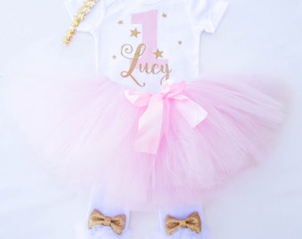Twinkle Twinkle Little Star First Birthday Outfit / 1st Birthday Girl Outfit Twinkle Little Star / One Year Old Girl Birthday Outfit