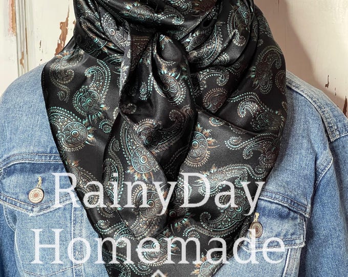 Aztec Wild Rag, Cowboy Wild Rag, Bandana, Neck Scarf, Ranch Rag ...
