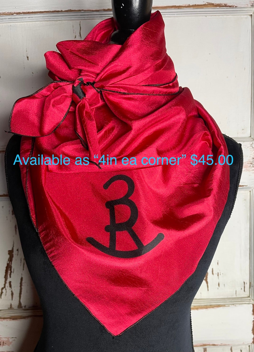 Custom Wild Rag Customized Wild Rag Ranch Brand Cattle Brand Gift Brand