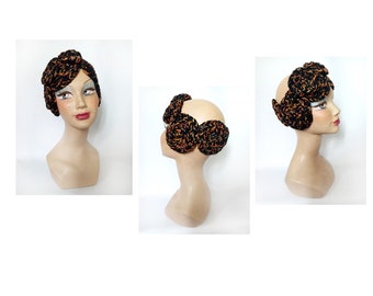 Women's retro wool headband