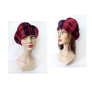 Minimalistische Mütze mit Toque-Wintermütze für Damen