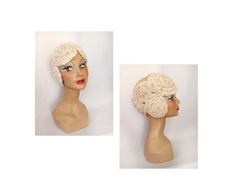 Retro 30s wool women's headband