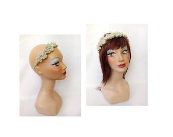 Headband headband wedding bride vintage green hat ceremony