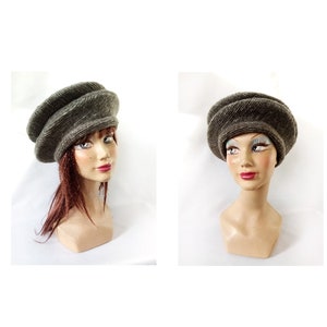Women's toque hat autumn winter chic retro gift
