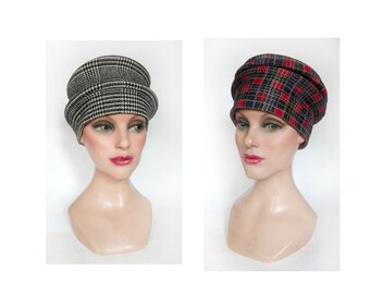 Winter hat woman toque fabrics
