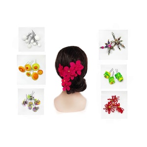 Hair pin wedding bun bride ceremony fantasy