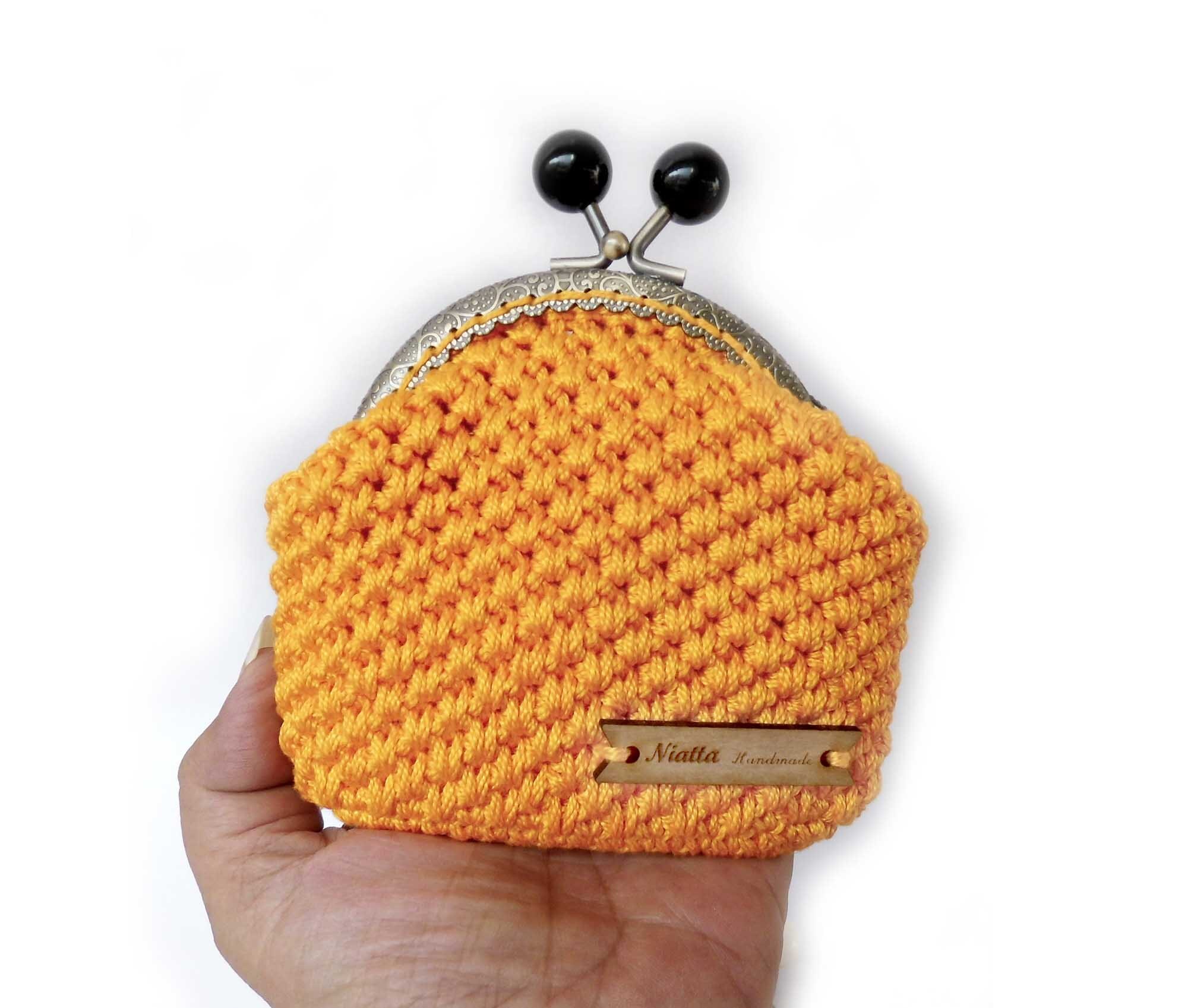 Crochet Coin Purse Gift for Her Bag Money Pouch Etsy