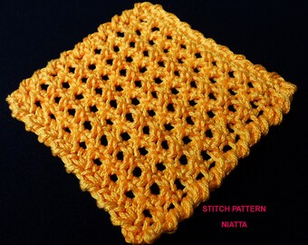 Crochet pattern, summer top stitch tutorial, beginner, reversible honeycomb