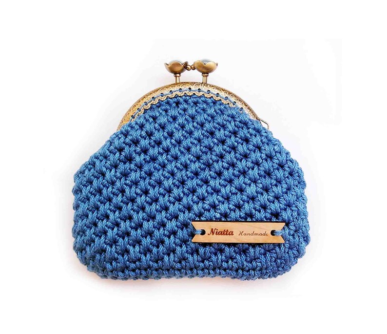 Crochet Change Purse, Coin Pouch, Frame Bag Etsy