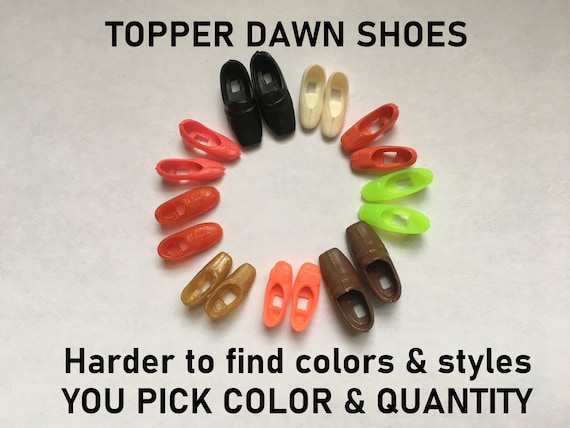 Topper Dawn Doll - HARDER TO FIND Vintage Shoes (Color and/or Style) - You Pick Color & Quantity (all pairs shipped together)