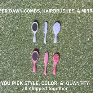 Topper Dawn - HAIRBRUSH / COMB / MIRROR - You Pick Color & Quantity (all shipped together)