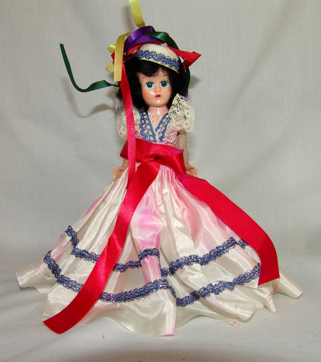 Vintage Souvenir / FOREIGN DOLL Circa 1950's All Original Etsy