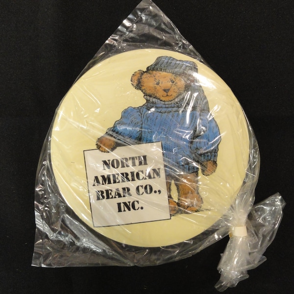 Vanderbear Collection North American Bear Promo button with easel - NIP