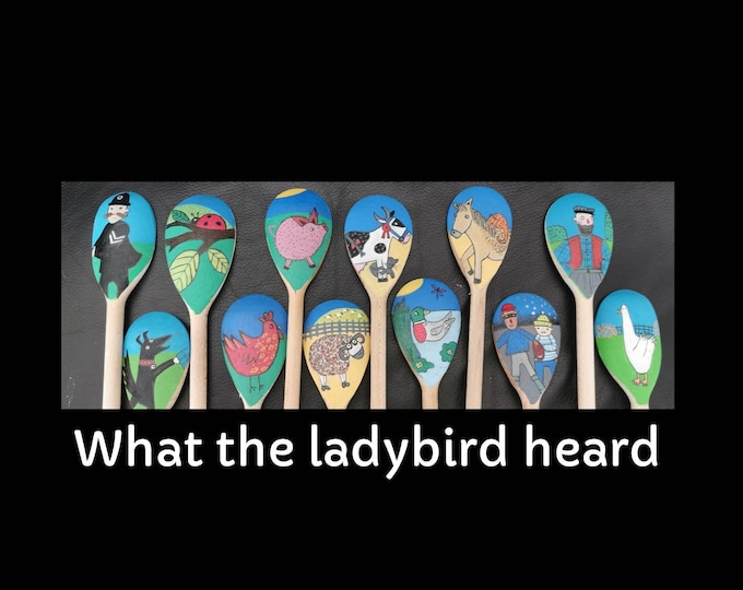 What the Ladybird Heard Inspired Story Spoons Set Etsy UK