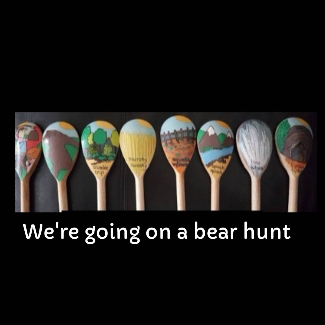 We're Going on a Bear Hunt Story Spoons - Etsy