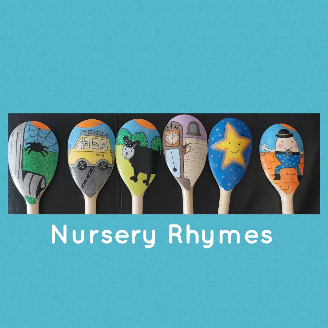 Nursery Rhyme Story Spoons Etsy UK