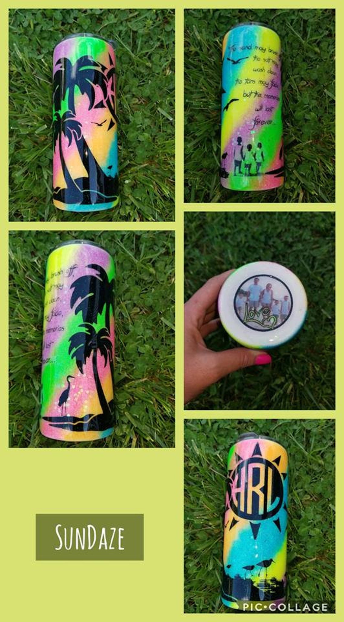 Beach Theme Epoxy Cup Decal File for Making Cups Insert Your Etsy