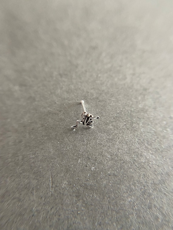 Orecchini a forma di rana in argento - Argento Sterling - Italia